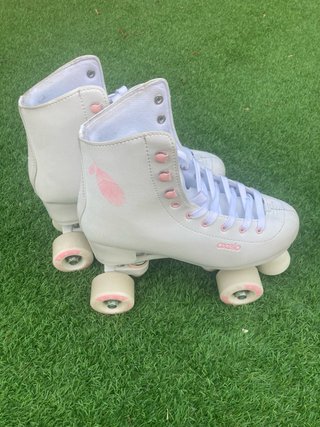 Patines en paralelo blancos T38