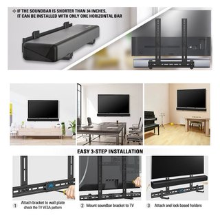 Soporte universal para barra de sonido Mounting Dr