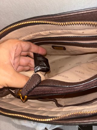 Bolso Guess Original Beige y Marrón