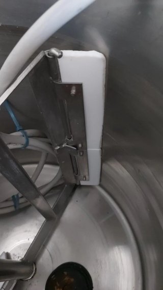 Marmita cuece crema 50kg con removedor