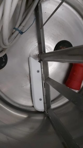 Marmita cuece crema 50kg con removedor