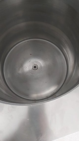 Marmita cuece crema 50kg con removedor