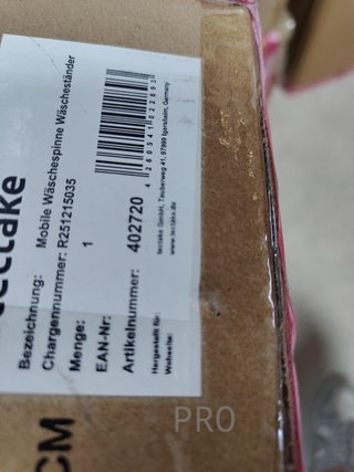 Asta per asciugare girevole portatile