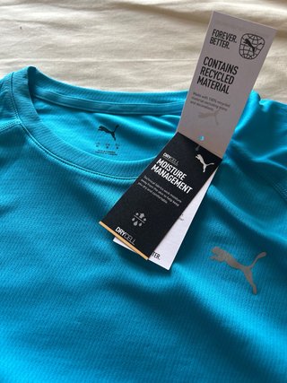 Camiseta Puma Drycell Azul, original y nueva .