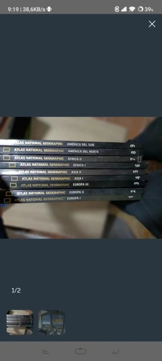Colección National Geographic 1 a 9.