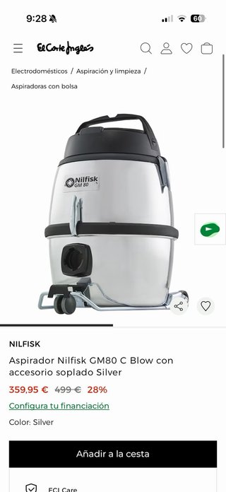 Aspiradora Nilfisk GM 80