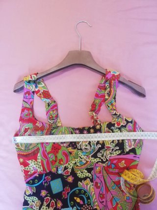Abito donna fantasia multicolor