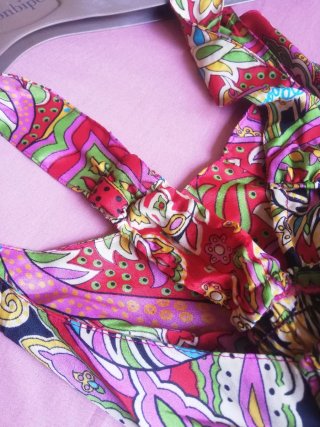 Abito donna fantasia multicolor