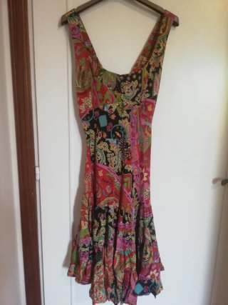Abito donna fantasia multicolor