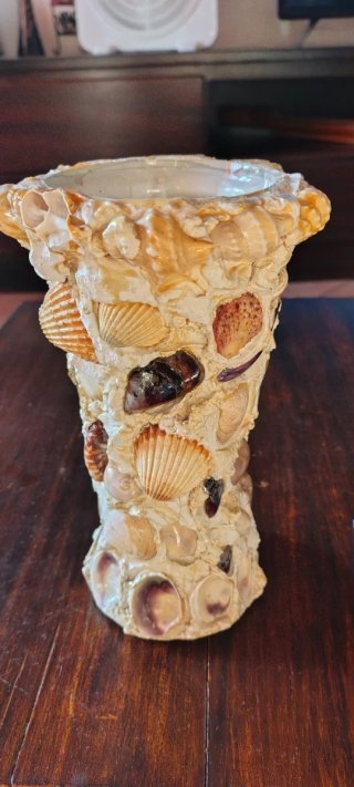 Vaso Decorativo Vintage Conchiglie