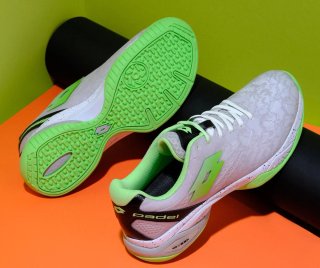 Zapatillas Lotto Padel Blancas y Verdes