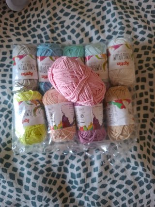 Lotes de ovillos de lana para manualidades