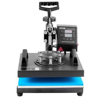 Máquina de Prensa Térmica, 10x12 pulgadas / 25x30 cm, Impresora de Transferencia por Sublimación 2EN1 Clamshell con Recubrimiento de Teflón, Control de Calor Digital Preciso, Powerpress para Camis...