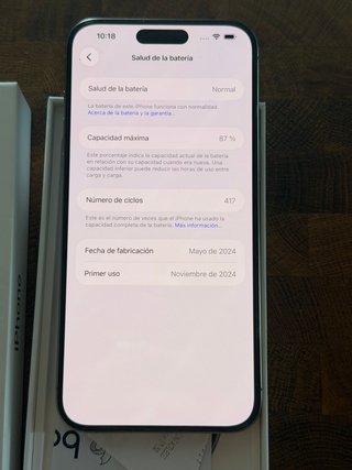 iPhone 15 Pro Max 256GB Plata