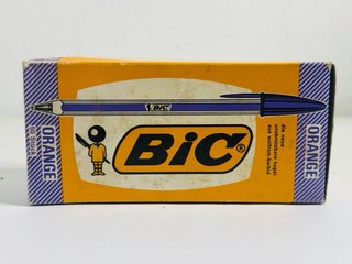 Caja Vintage Bolígrafos BIC Naranja 50 Unidades