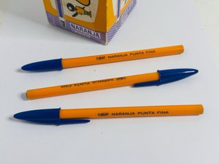 Caja Vintage Bolígrafos BIC Naranja 50 Unidades