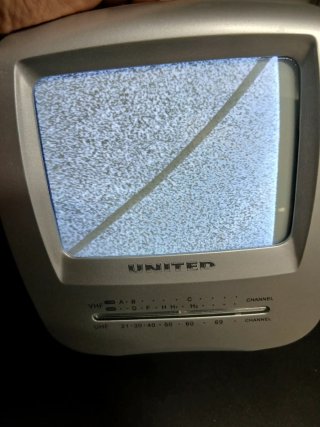 Mini TV Vintage United con radio