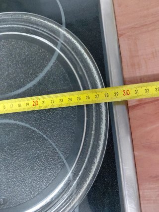 Plato de microondas de cristal