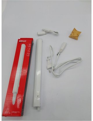 BRILONER - Luz Cocina Bajo Mueble - Color Blanco - 31 -3 x 2 -2 x 3 cm - Incl. 1 x LED 4W 400Lm 4.000K - Cable Incluido - Luz Bajo Mueb