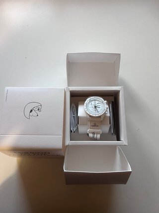 Omega x Swatch Reloj Blanco