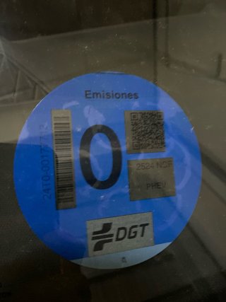 CUPRA Leon 2025 pegatina 0 emisiones