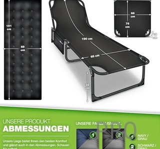 Cama de camping plegable - Tillvex