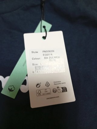 Camiseta Pepe Jeans Negra Hombre