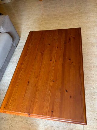 π Mesa de centro de madera macizaπ