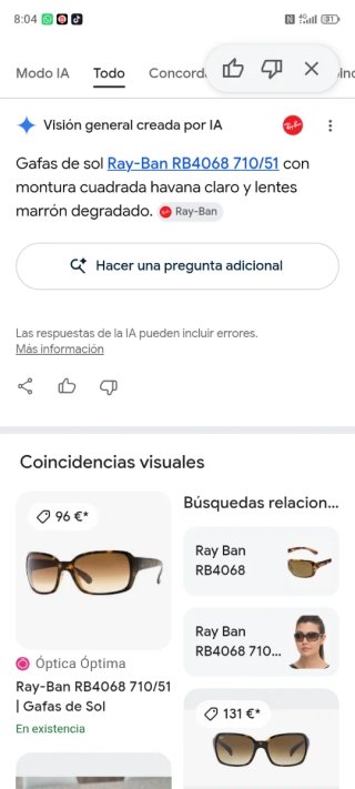 Gafas de sol Ray-Ban marrones