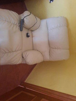 Sillón relax con masaje beige