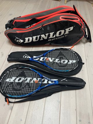 Dunlop Raquetas Tenis y Bolso Deportivo