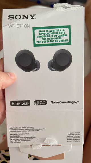 Auriculares Sony WF-C710N Negros/Grises