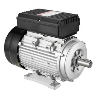 Motor Eléctrico de 2.2KW 2800 rpm, AC 220~240V 13.8A, 90L, Marco B3, Motor de Compresor de Aire Monofásico, Eje Con Diente de 24mm, Rotación CW/CCW para Maquinaria Agrícola y Equipos Generales