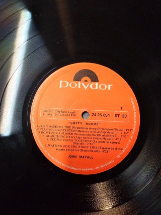 John Mayall - Empty Rooms Vinilo LP