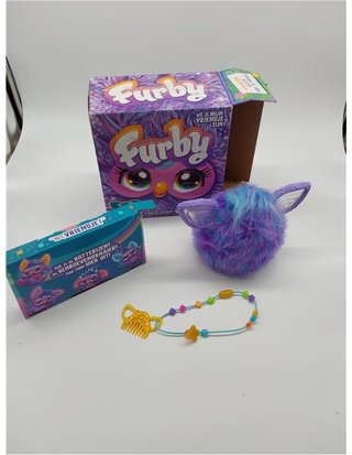 Furby Purple 15 accesorios de moda - animales de peluche interactivos para niños y niñas a partir de 6 años - animatronic activado