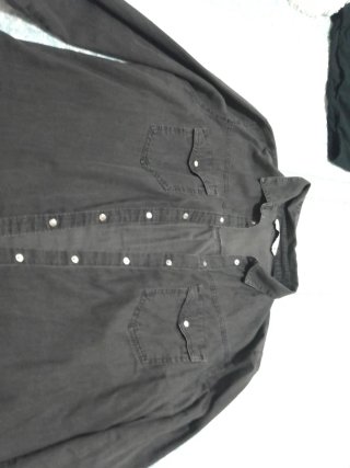 Camisa vaquera negra