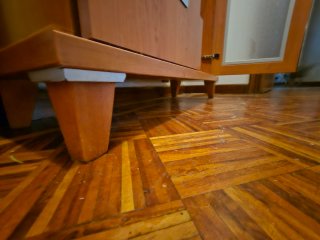 URGE entrada recibidor dmadera espejo y cajonera