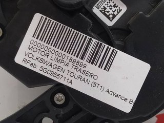 MOTOR LIMPIA TRASERO VOLKSWAGEN TOURAN (5T1) Advance BMT