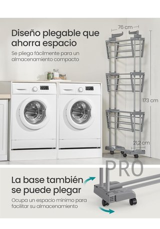 Tendedero Plegable de 4 Niveles