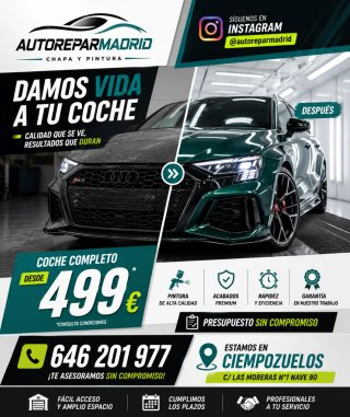 Servicio de Chapa y Pintura Autoreparmadrid