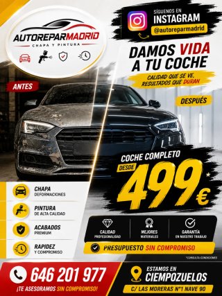 Pintura y Chapa para Coche