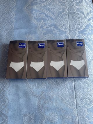Bragas Avet Blancas talla 48 Lote de 4