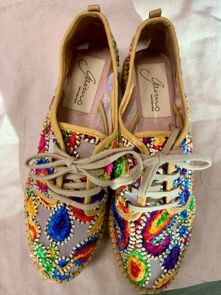 Alpargatas Gaimo Multicolor Bordadas