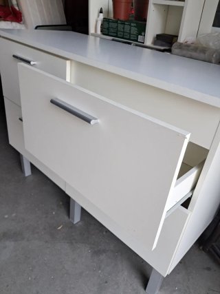 Mueble cajones blanco