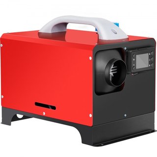NUEVO Calentador de Aire Diesel, Calentador de Estacionamiento de 5KW 12V, Calentador de Mini Camión, Con Agujero de Salida Única, con LCD Negro, Control Remoto, Calentador Diesel de Calentamiento...