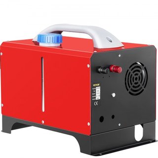 NUEVO Calentador de Aire Diesel, Calentador de Estacionamiento de 5KW 12V, Calentador de Mini Camión, Con Agujero de Salida Única, con LCD Negro, Control Remoto, Calentador Diesel de Calentamiento...
