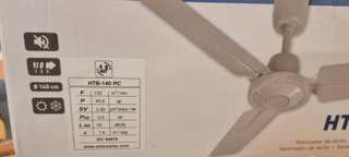 Ventilador S&P HTB-140 RC Gris