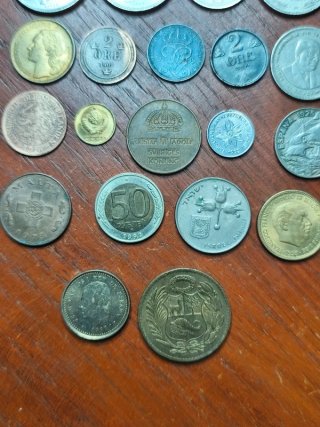 Lote 20 monedas del mundo seleccionadas