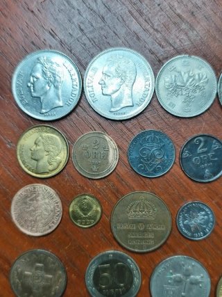 Lote 20 monedas del mundo seleccionadas