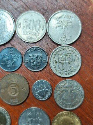 Lote 20 monedas del mundo seleccionadas